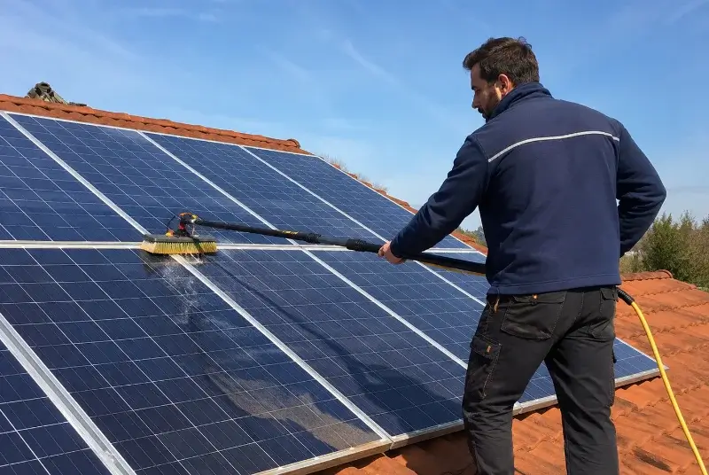 Nettoyage et entretien de panneaux solaires à Castres-Gironde